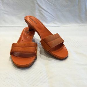 Prada kitten heel sandals